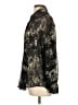 Elan Metallic Black Long Sleeve Button-Down Shirt Size L - photo 5