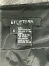 Etcetera 100% Polyester Black Formal Skirt Size 6 - photo 4