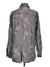 Billy T 100% Lyocell Floral Gray Long Sleeve Blouse Size S - photo 2