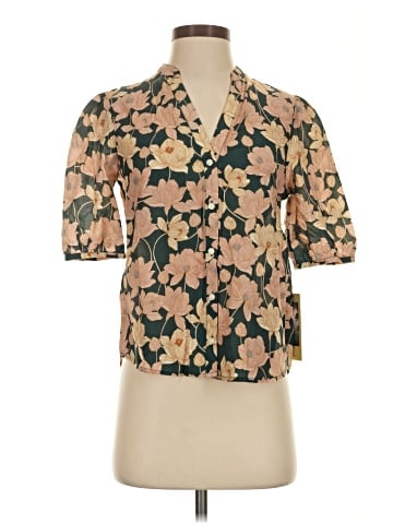 LA MAILLE SEZANE Paris Short Sleeve Blouse (view 1)