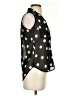 Fun & Flirt 100% Polyester Polka Dots Black Sleeveless Blouse Size S - photo 4