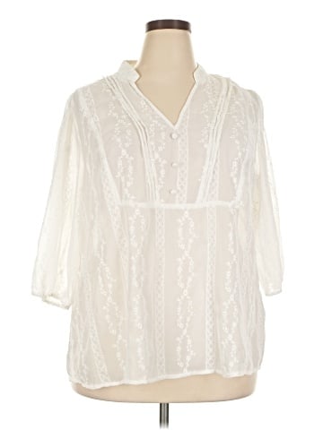 BLOOMCHIC 3/4 Sleeve Blouse (view 1)