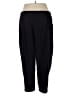 Lands' End Solid Black Active Pants Size 2X - photo 2