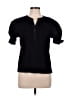 Bailey 44 Black Short Sleeve Blouse Size L - photo 1