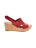 Clarks Red Wedges Size 9 1/2 - photo 1