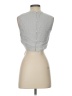 Tibi Silver Sleeveless T-Shirt Size 2 - photo 2