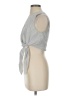 Tibi Silver Sleeveless T-Shirt Size 2 - photo 5