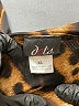 Dots Animal Print Brown Cocktail Dress Size XL - photo 4