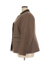 Le Suit 100% Polyester Brown Blazer Size 20 - photo 5