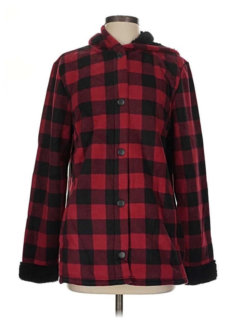 Pre-owned Cuddl Duds Coat In Red