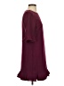 CeCe 100% Polyester Solid Burgundy Casual Dress Size 4 - photo 4