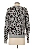 Halogen Animal Print Gray Pullover Sweater Size S - photo 2