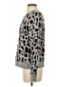 Halogen Animal Print Gray Pullover Sweater Size S - photo 5