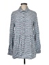 Boden 100% Viscose Print Blue Long Sleeve Blouse Size 8R - photo 1