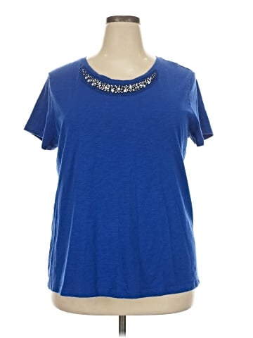 St. John's Bay Short Sleeve Top (view 1)