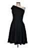 Jasambac Solid Black Cocktail Dress Size M - photo 1
