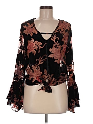 Vintage Havana Long Sleeve Blouse (view 1)