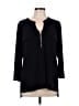 Ellen Tracy Solid Black 3/4 Sleeve Blouse Size L - photo 1