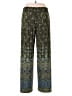 Susan Graver Paisley Green Casual Pants Size M (petite) - photo 2