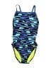 Speedo Graphic Blue One Piece Swimsuit Size 10 - photo 1