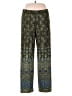 Susan Graver Paisley Green Casual Pants Size M (petite) - photo 1