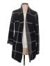 Ann Taylor LOFT 100% Cotton Plaid Black Coat Size L - photo 1
