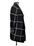 Ann Taylor LOFT 100% Cotton Plaid Black Coat Size L - photo 4