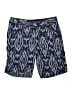 Ett:Twa 100% Cotton Chevron-herringbone Blue Shorts Size 6 - photo 1