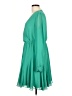Bebe Solid Green Casual Dress Size L - photo 5