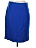 J.Crew 100% Wool Blue Wool Skirt Size 4 (petite) - photo 1