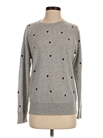 Aqua Cashmere Pullover Sweater (view 1)