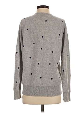 Aqua Cashmere Pullover Sweater (view 2)