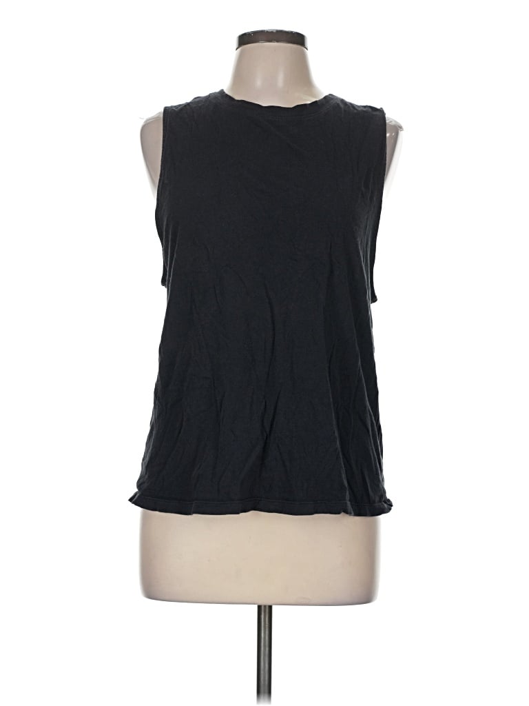 Pre-owned Fabletics Sleeveless T-shirt In Black