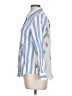 Vilagallo 100% Linen Stripes Blue Long Sleeve Button-Down Shirt Size EU (FR) 42 / US 10 - photo 5