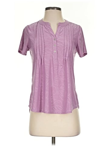 NY Collection Short Sleeve Blouse (view 1)
