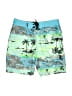 Hurley 100% Polyester Tropical Green Board Shorts Size 6 - photo 1