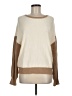 Express Color Block Ivory Pullover Sweater Size M - photo 1