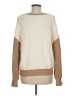 Express Color Block Ivory Pullover Sweater Size M - photo 2