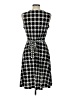 North Style Houndstooth Black Cocktail Dress Size 10 - photo 2