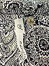 NY Collection Paisley Gray Long Sleeve Blouse Size 3X - photo 7