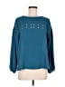 Papermoon Teal Long Sleeve Blouse Size M - photo 1