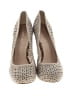 Nine West 100% Leather Tan Gray Heels Size 7 - photo 2