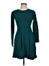 Lyss Loo Solid Teal Casual Dress Size S - photo 1