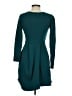 Lyss Loo Solid Teal Casual Dress Size S - photo 2