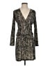 Veronica M. Paisley Gray Cocktail Dress Size S - photo 1
