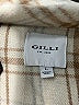 Gilli 100% Polyester Plaid Tan Long Sleeve Blouse Size L - photo 7
