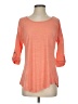 XCVI Orange 3/4 Sleeve T-Shirt Size S - photo 1