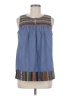 Pleione Blue Sleeveless Blouse Size M - photo 1