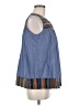 Pleione Blue Sleeveless Blouse Size M - photo 4