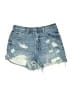 Refuge Stars Blue Denim Shorts Size S - photo 1